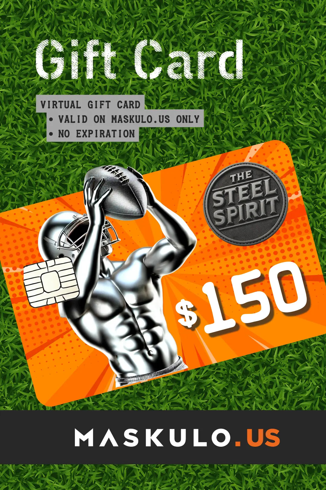 Maskulo.US Gift Card "The Steel Spirit"