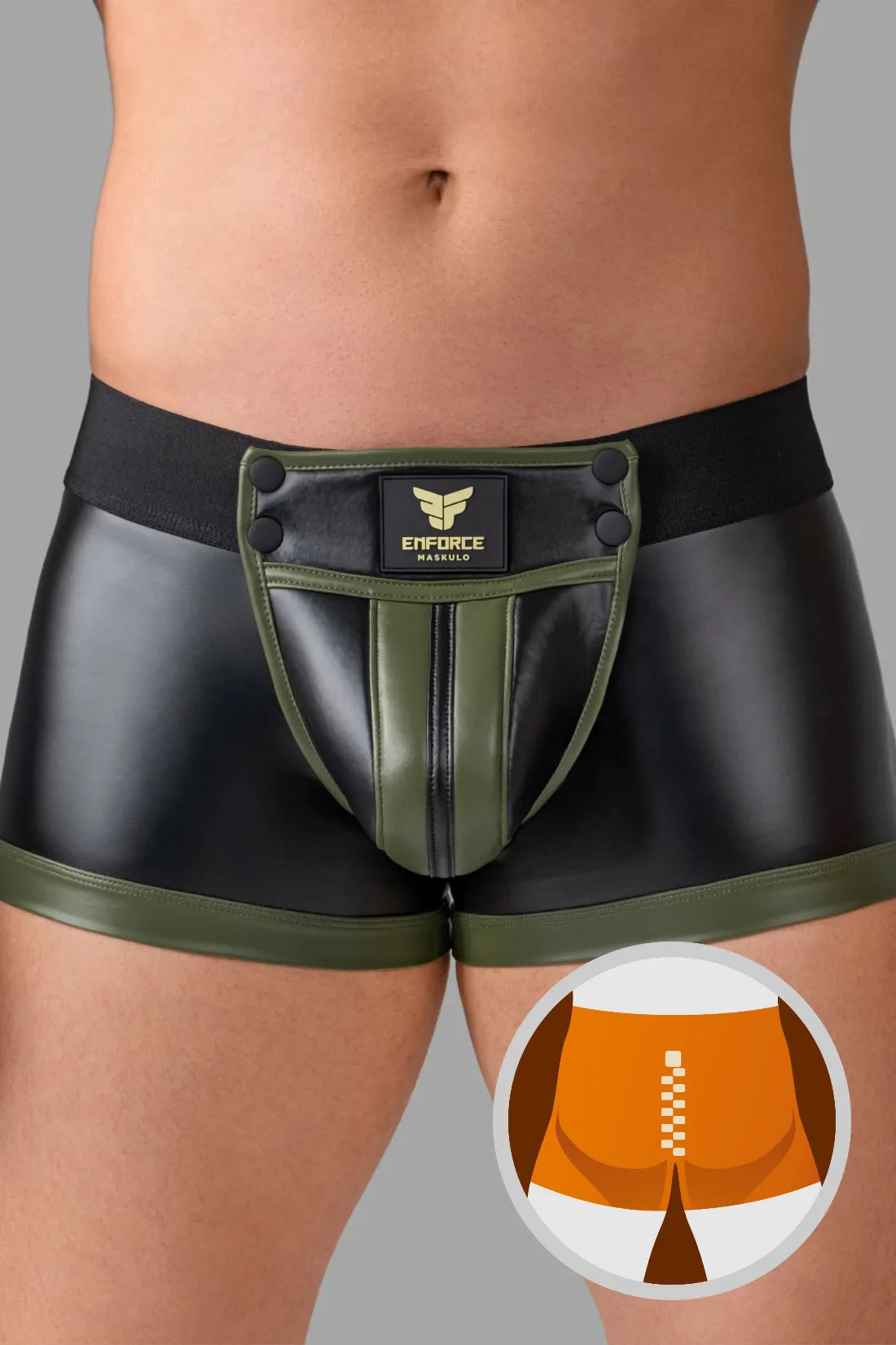 Falcon Enforce Trunk Shorts, zíper