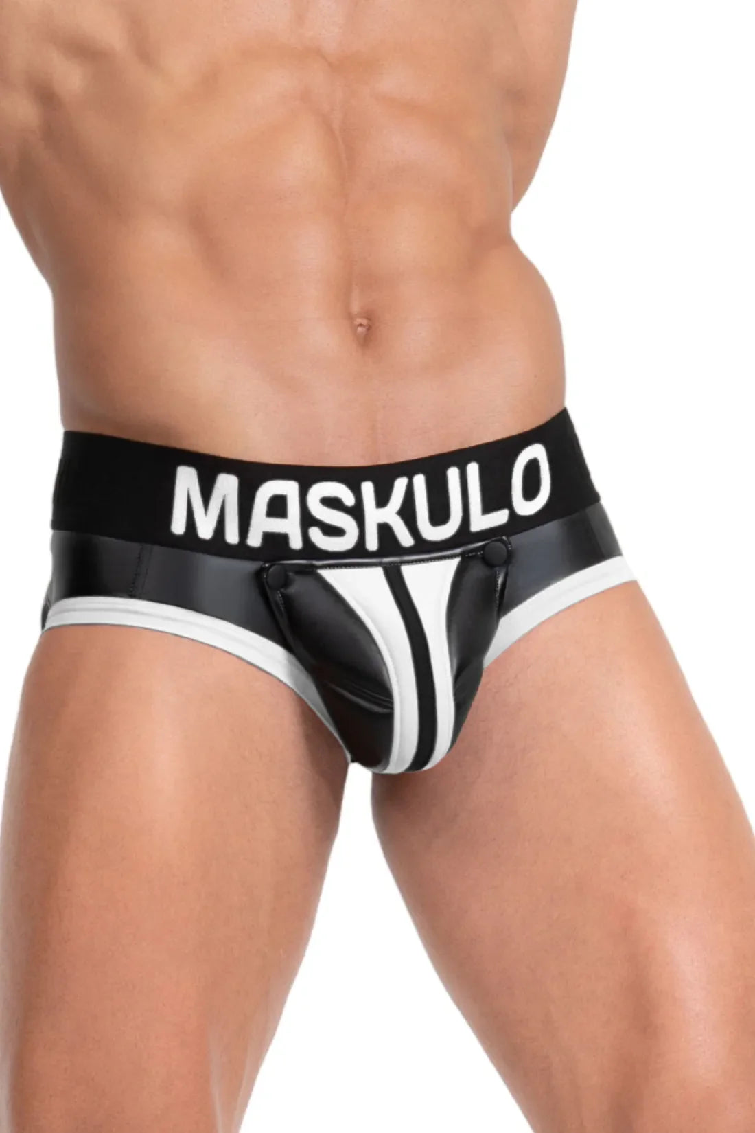 Briefs with Pads. Black & White