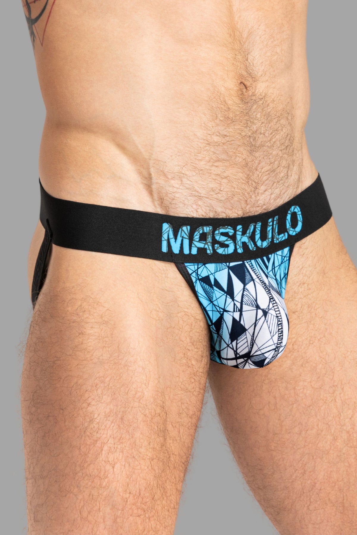 ARMOR Jock com efeito ART-X. Preto e Azul