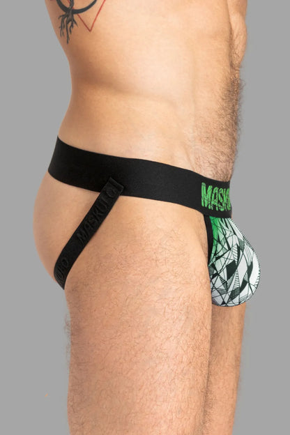 Jock ARMOR avec effet ART-X. Noir et vert