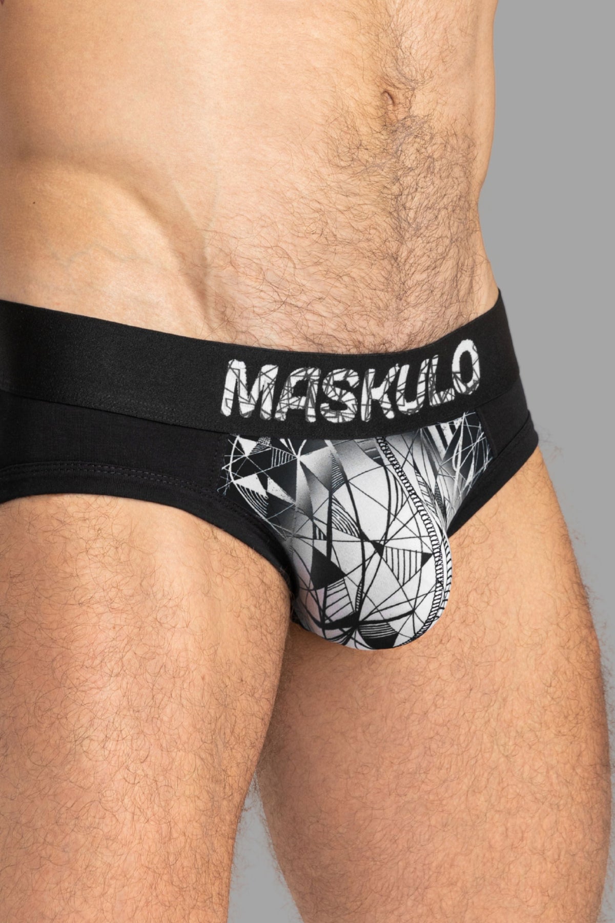 ARMOR Briefs with ART-X effect. Black & White