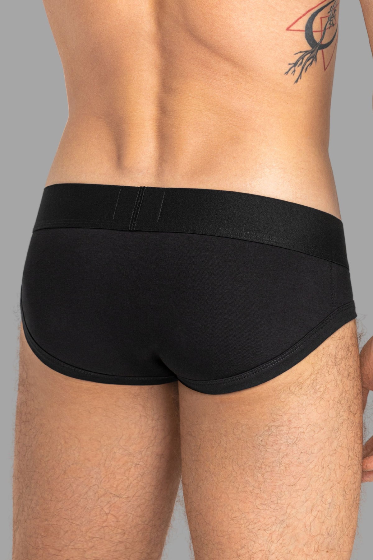 ARMOR Briefs com efeito ART-X. Preto e Laranja