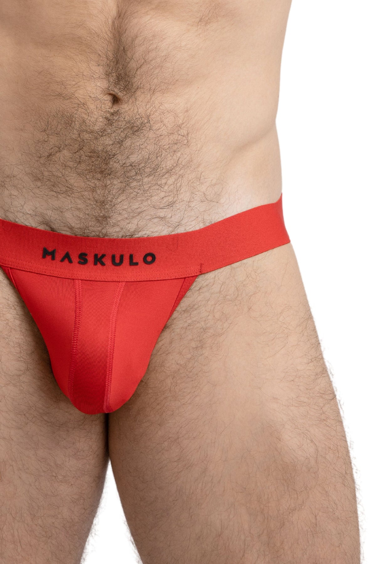 Microfiber Jock. Red