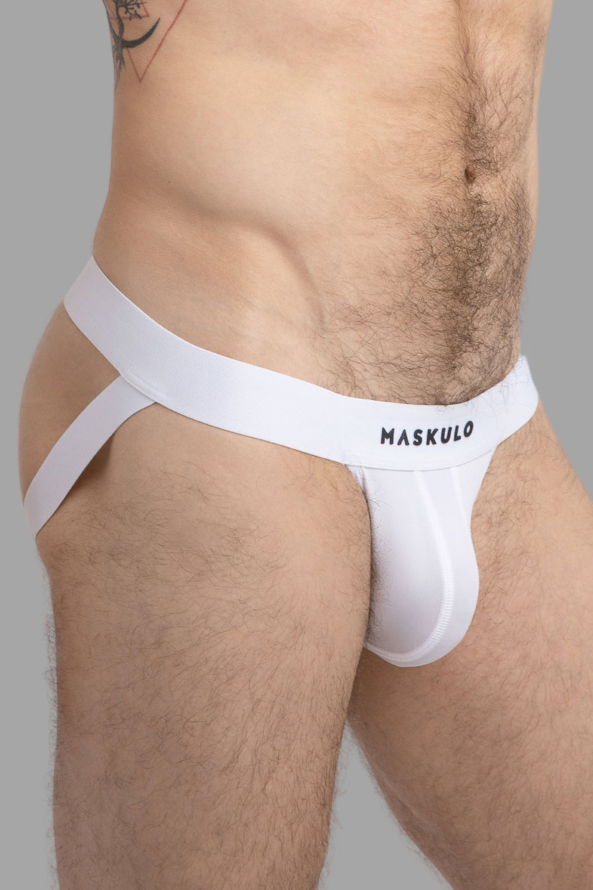 Microfiber Jock. White