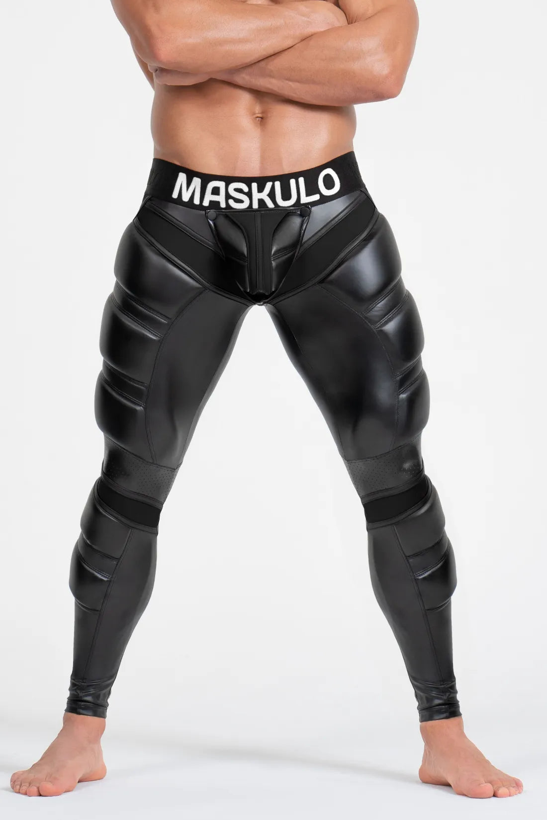 Leggings 'Big Bulge'. Preto