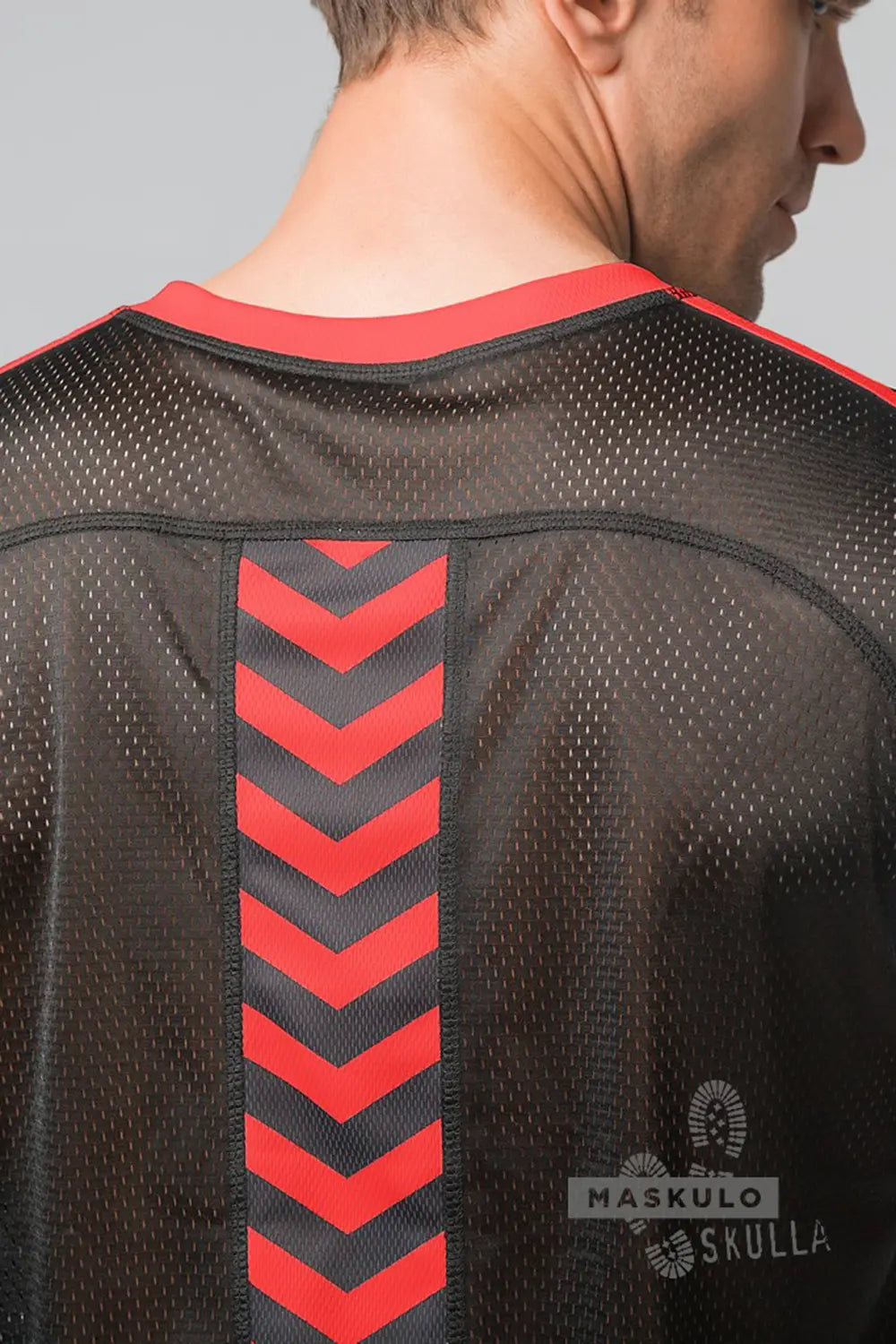 Skulla. Mesh T-Shirt. Red