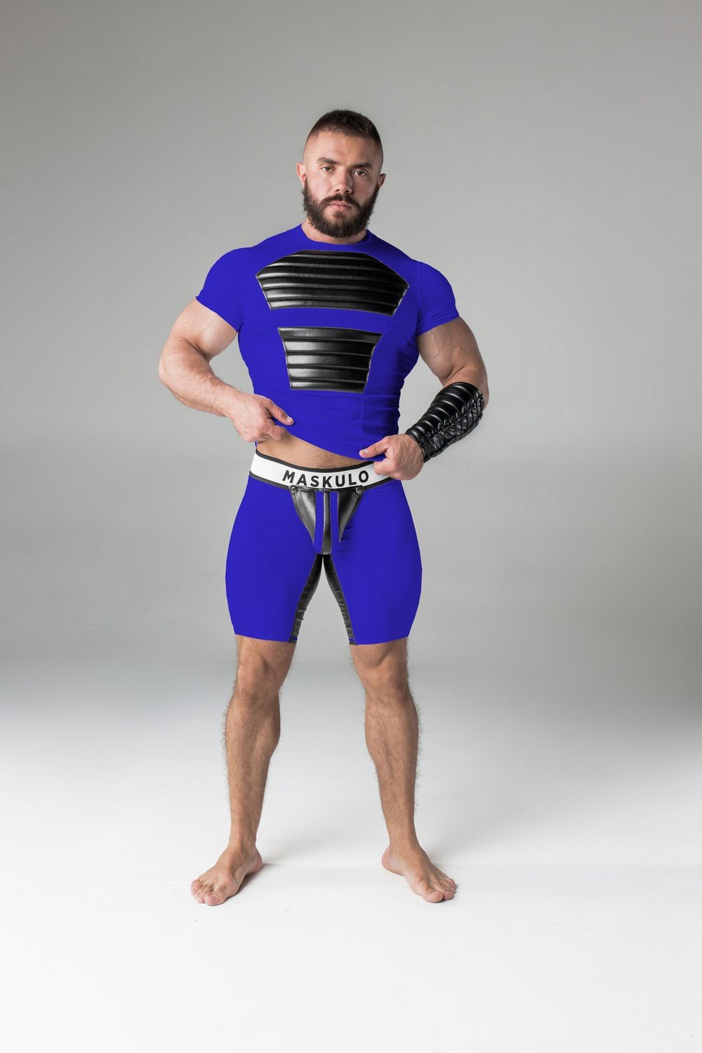 Armored. T-Shirt. Front Pads. Blue Royal - MTS108-Y1 - Maskulo US NY FL