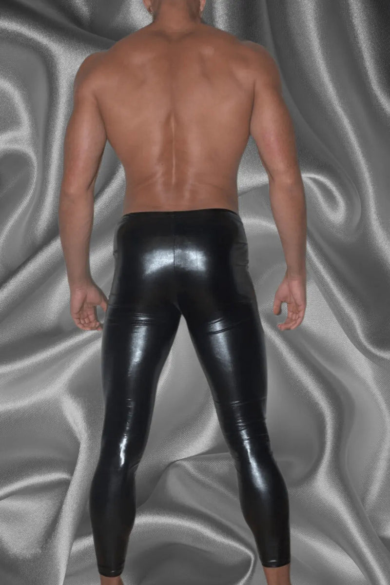 Brian Mojito Leggings, shiny vynil. Black - MLG186-Y1 - Maskulo US NY FL