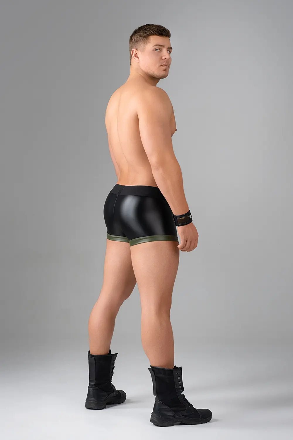 EnForce. Waist - high Codpiece Trunk shorts. Regular Rear - MTR147-Y1 - Maskulo US NY FL
