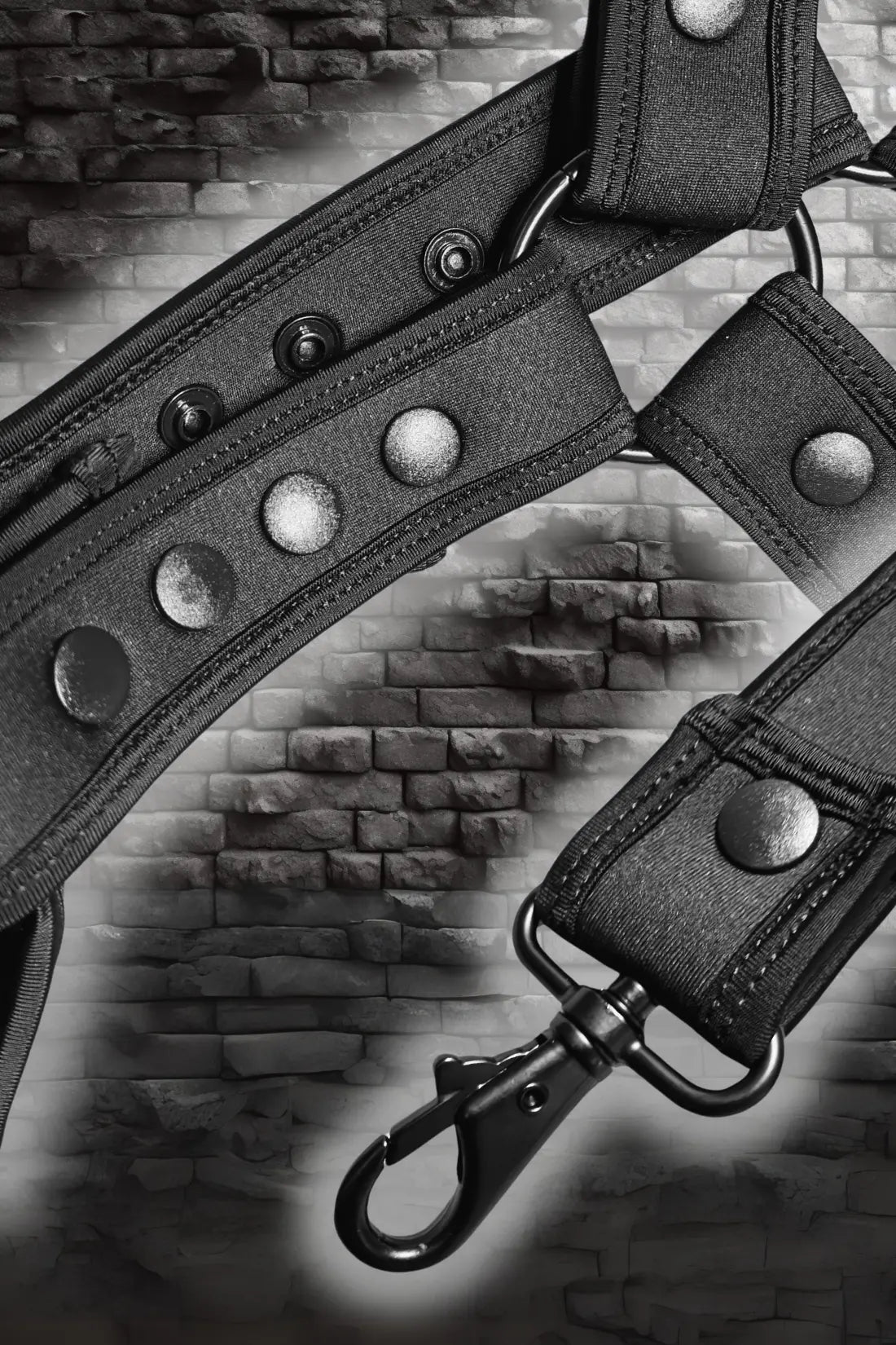 Jaxon Hexguard. Neoprene body harness. Black - MHR192-YX - Maskulo US NY FL