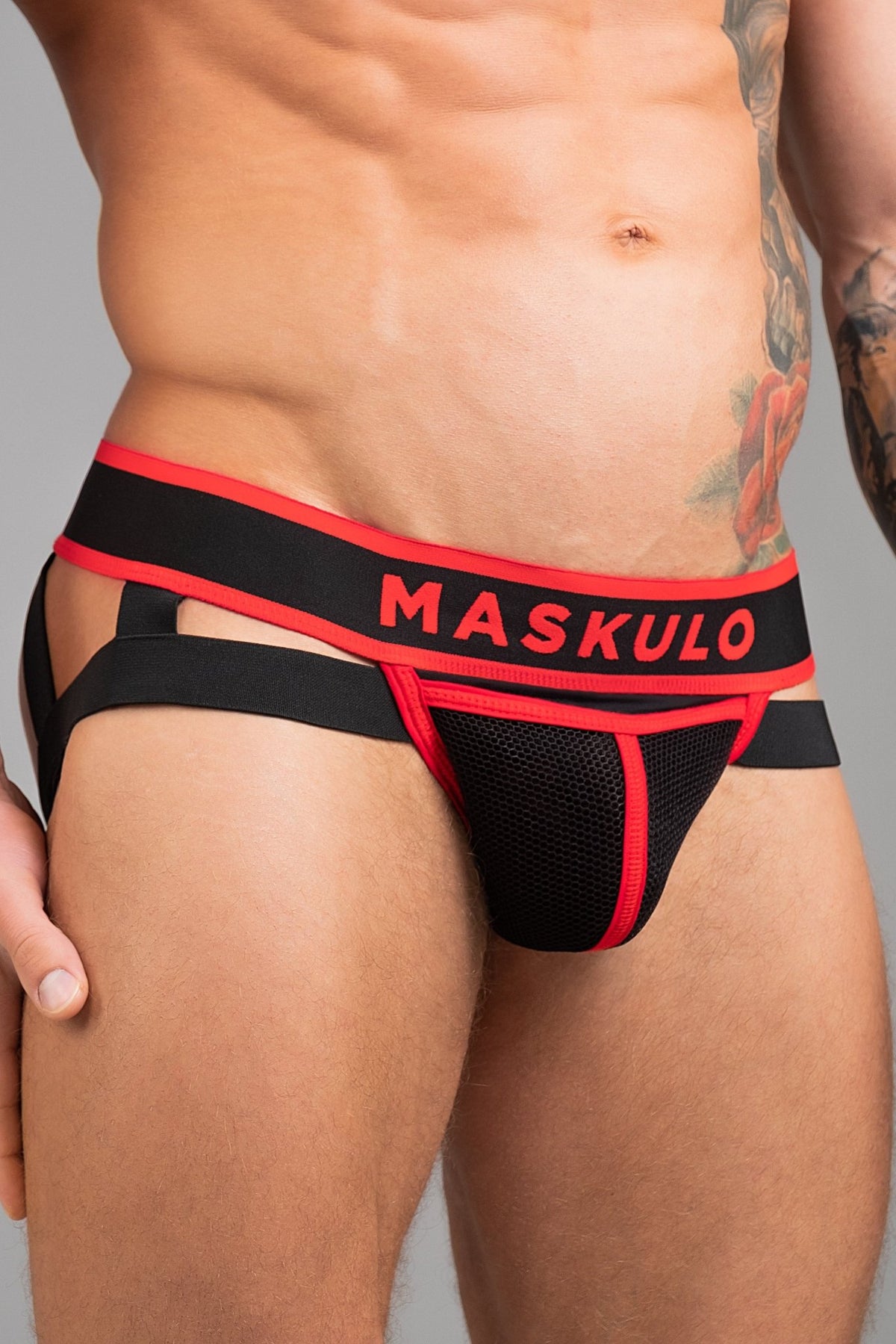 Life Jockstrap. Cotton. Red - MJS184-Y1 - Maskulo US NY FL