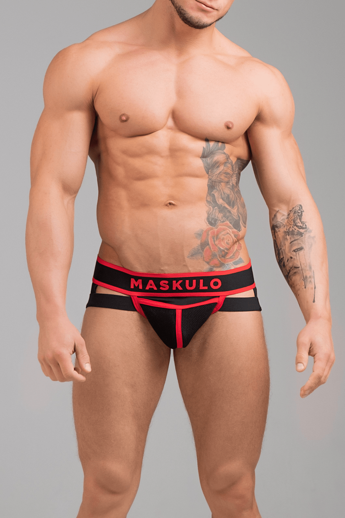 Life Jockstrap. Cotton. Red - MJS184-Y1 - Maskulo US NY FL