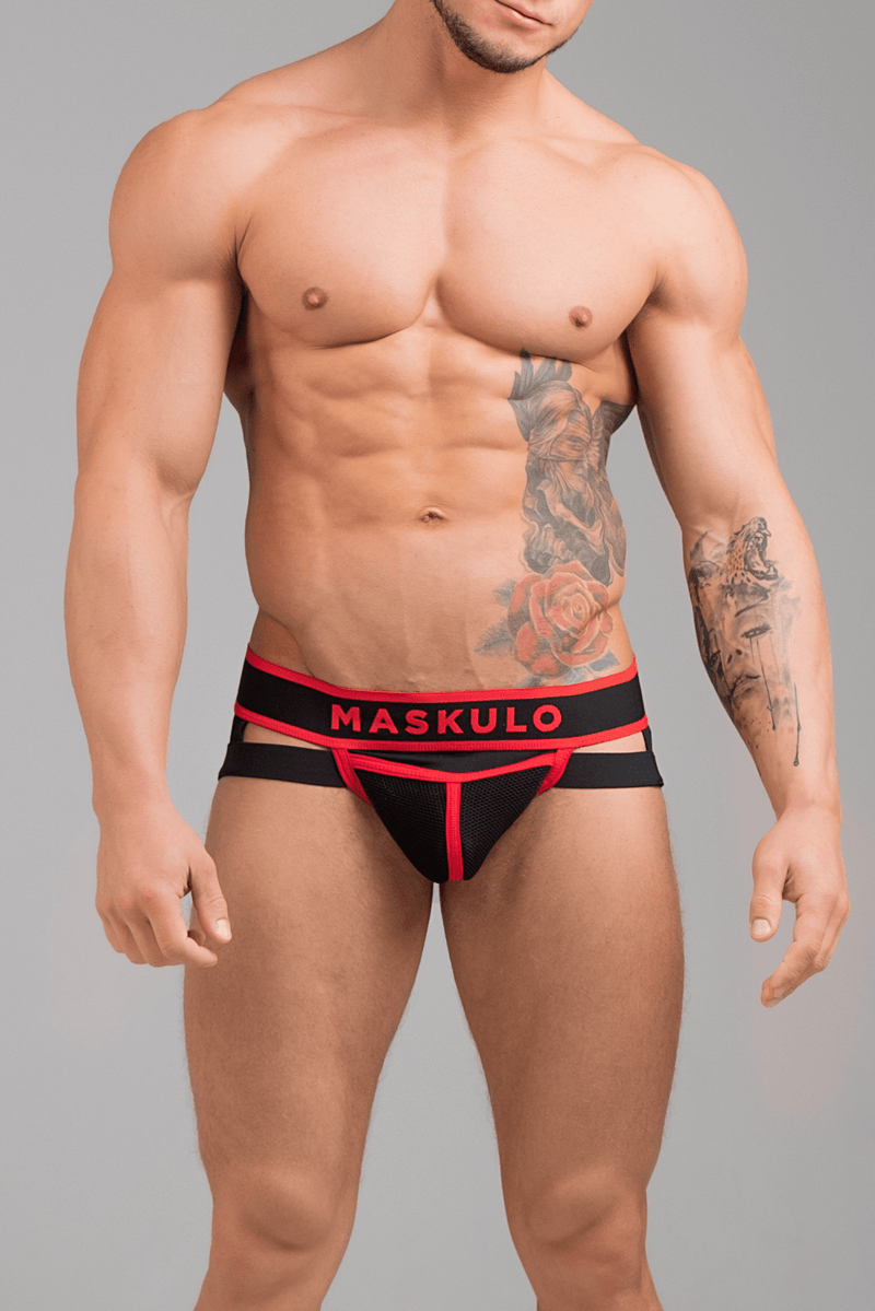 Life Jockstrap. Cotton. Red - MJS184-Y1 - Maskulo US NY FL