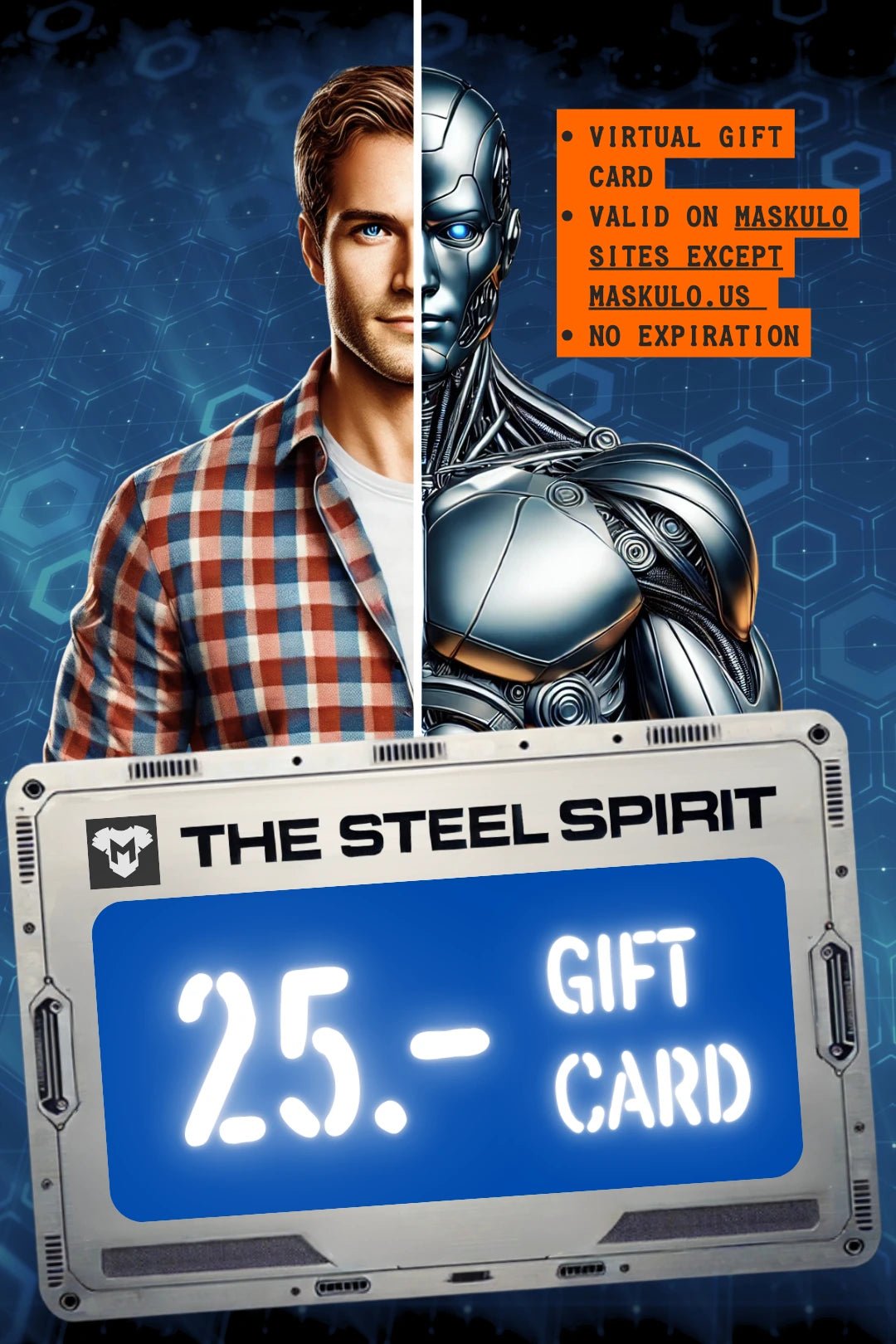 Maskulo Gift Card &quot;The Steel Spirit&quot; - Maskulo - Maskulo Global (EU) Store