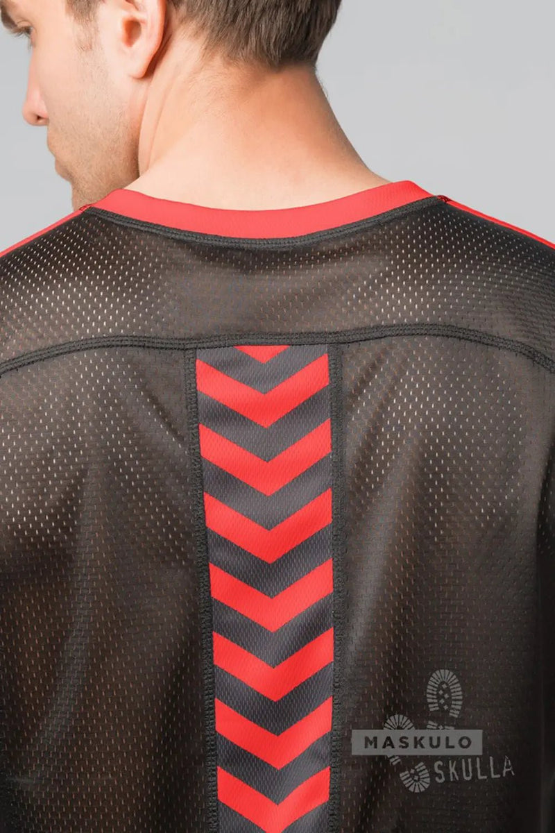Skulla. Mesh T-Shirt. Red - MTS113-Y1 - Maskulo US NY FL