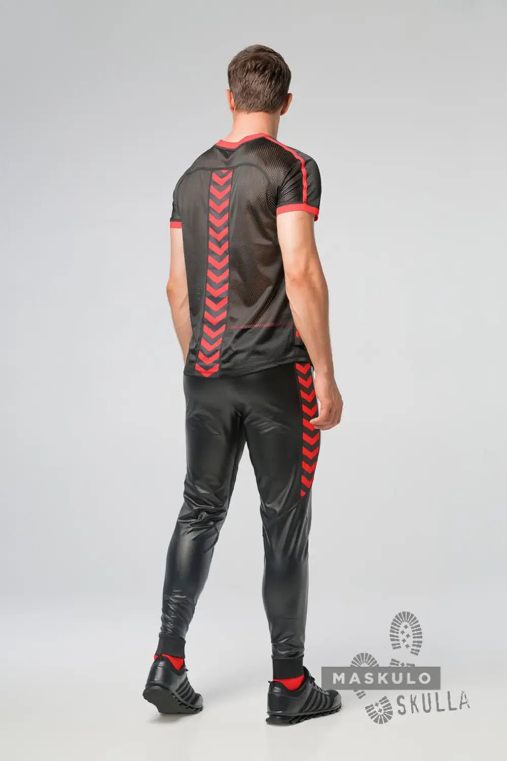 Skulla. Mesh T-Shirt. Red - MTS113-Y1 - Maskulo US NY FL