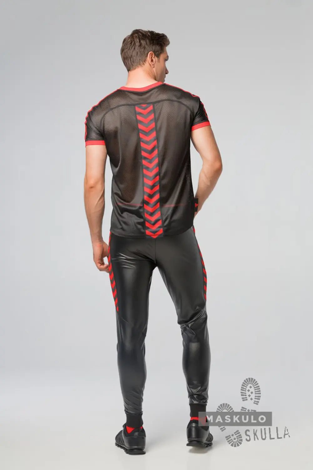 Skulla. Mesh T-Shirt. Red - MTS113-Y1 - Maskulo US NY FL
