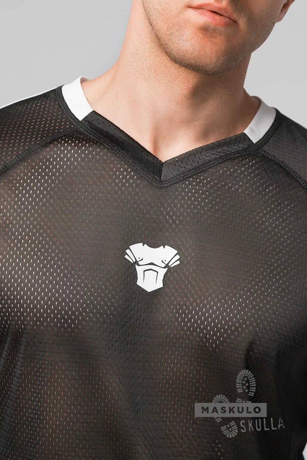 Skulla. Mesh T-Shirt. White - MTS114-Y1 - Maskulo US NY FL