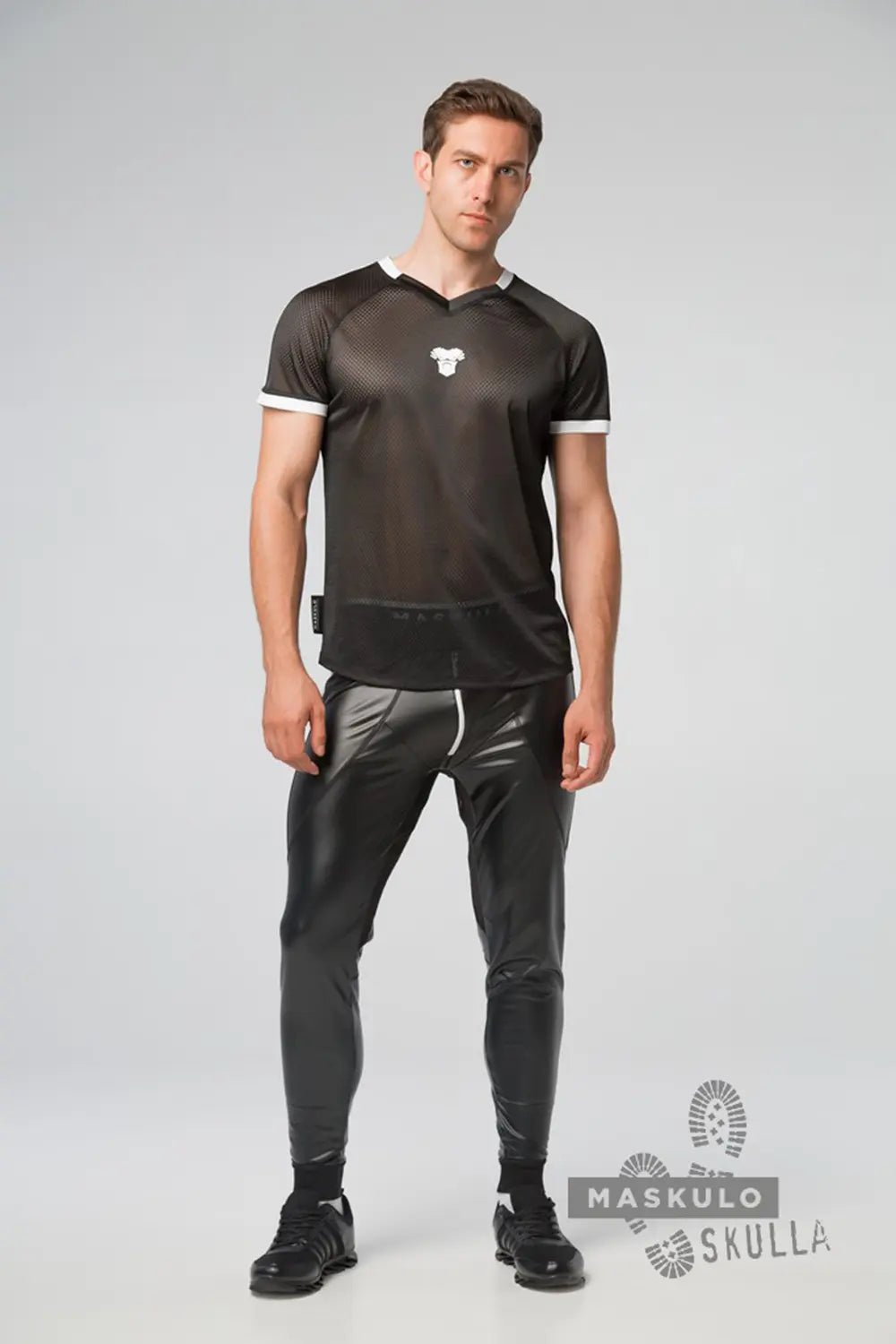 Skulla. Mesh T-Shirt. White - MTS114-Y1 - Maskulo US NY FL