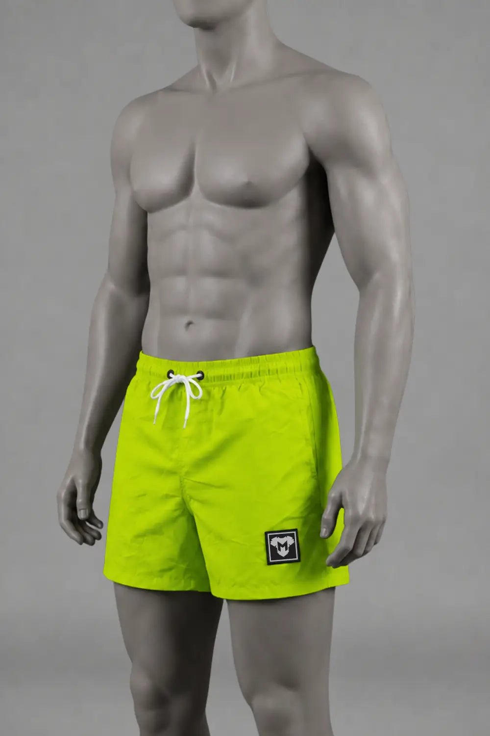 Sterling Cyclone Soft-Touch Nylon Shorts. Green Neon - MSH248-Y1 - Maskulo US NY FL