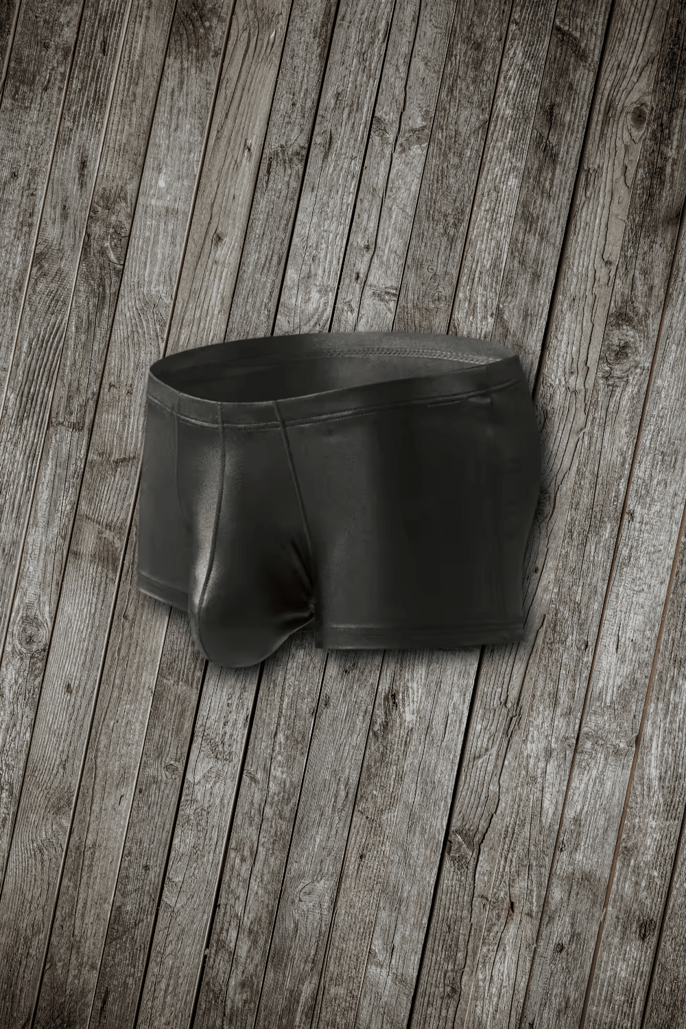 Ted Aquario. Shiny Shorts. Black - MSH281-Y1 - Maskulo US NY FL