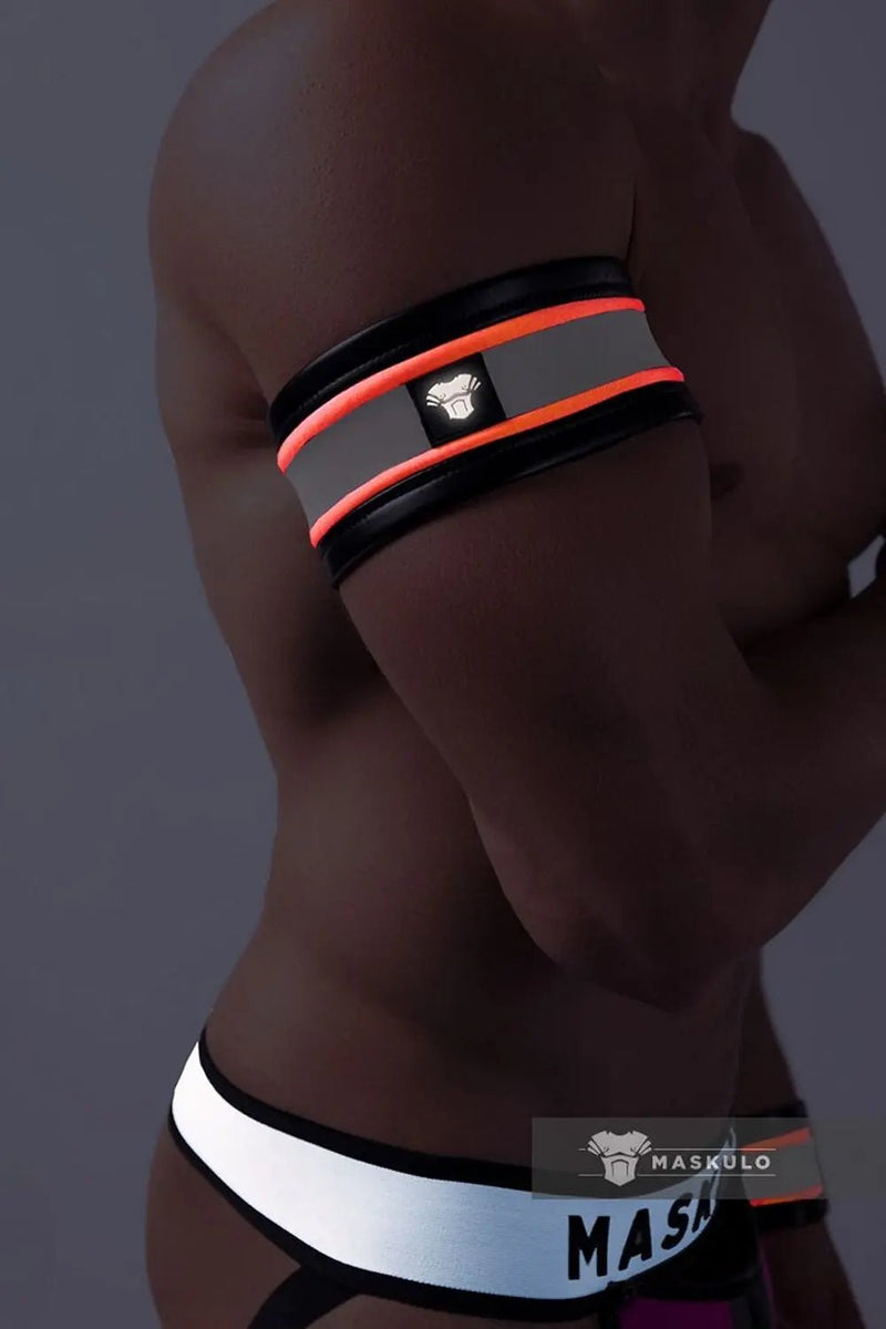 Youngero. Neon Biceps Band. Orange - MAC128-Y1 - Maskulo US NY FL