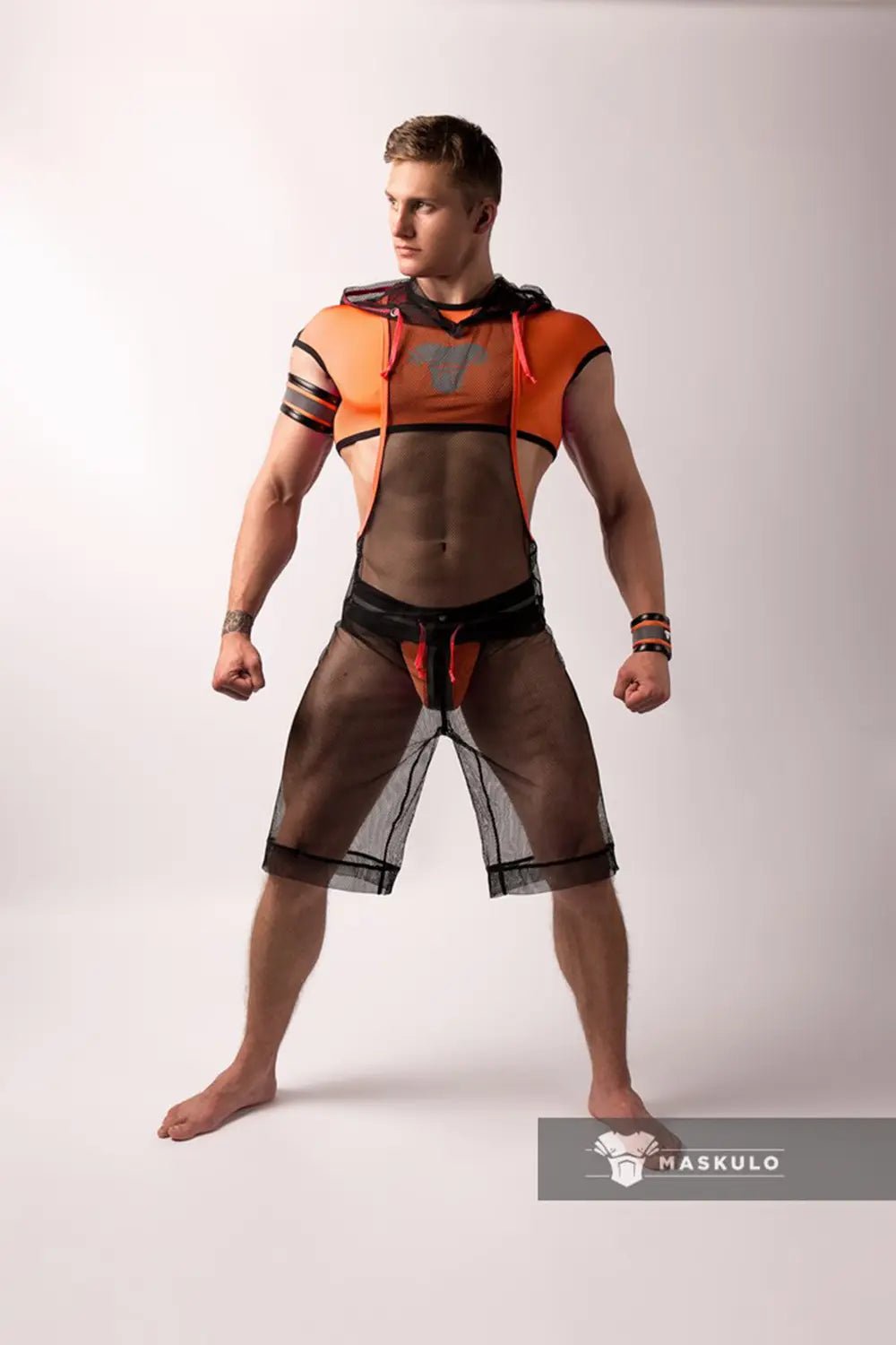 Youngero. Neon Wrist Band. Orange - MAC127-Y1 - Maskulo US NY FL