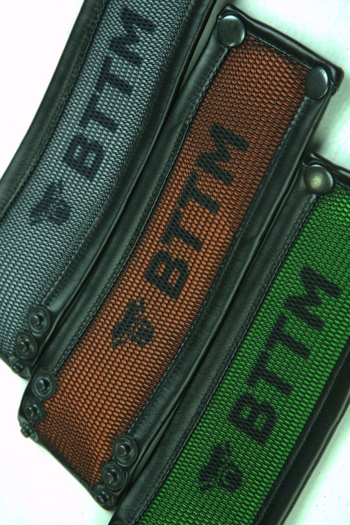 Youngero. "Role", Mesh Neon White Wrist Band - MAC184-Y1 - Maskulo US NY FL