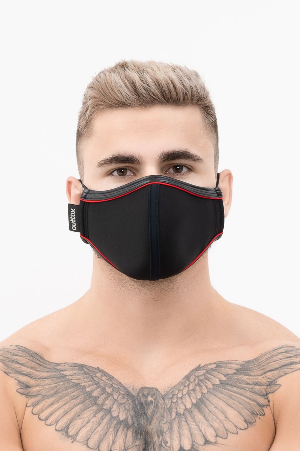 Outtox. Everyday Mask. Black+Red
