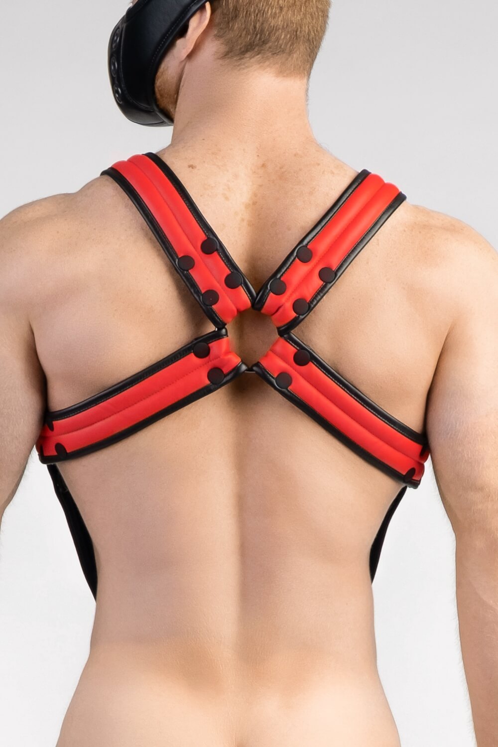 Armored Next. Body Harness. Red+Black