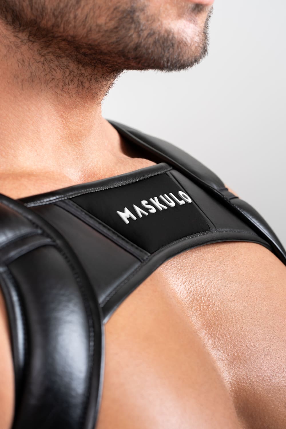 Body Harness with Push-up Effect. Black